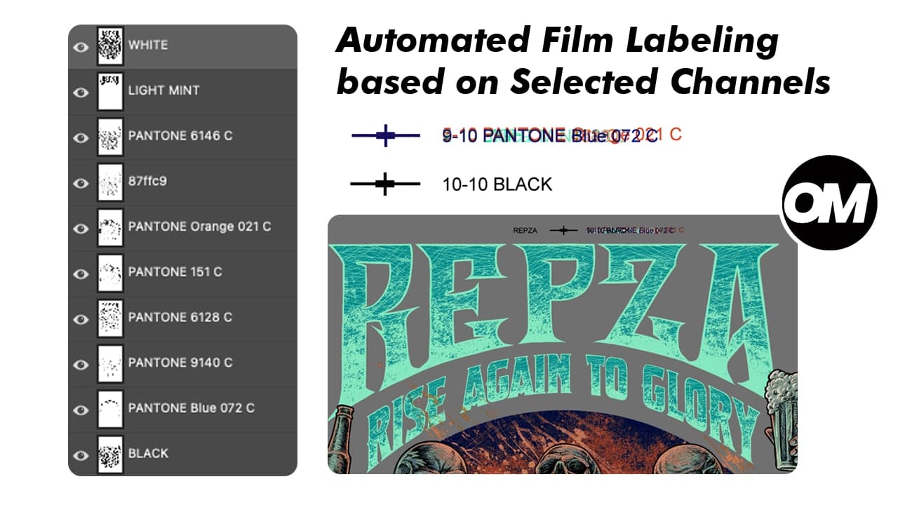 Registration Marks for Screen Printing — Automatic, Numbered, and Direction-Aware